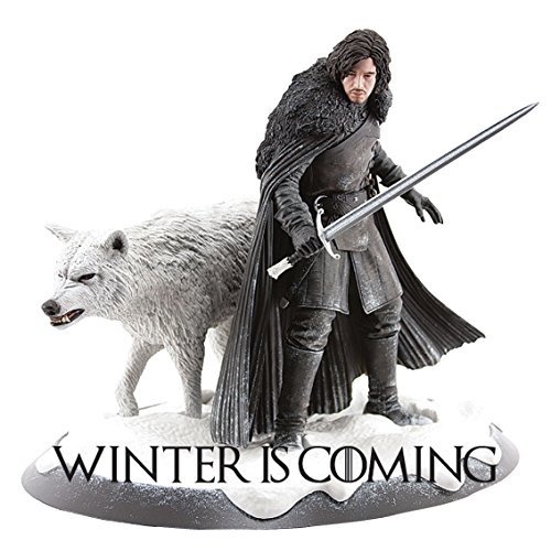 Game of Thrones Aufkleber John Snow und Wolf für Laptop, iPhone, Auto, Fenster, Kühlschrank von Unbekannt