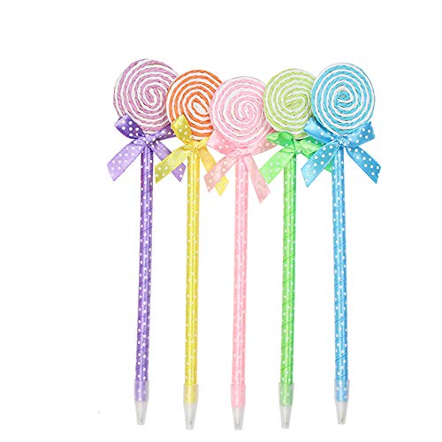 Générique Lollipop Kugelschreiber, Schreibwaren, 5 Stück, zufällige Farbe von Unbekannt
