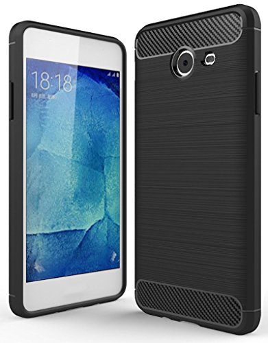 Hybrid Case im Carbon Style - Silikon TPU Handy Cover Hülle Schale Kappe in Schwarz - kompatibel mit Samsung Galaxy A40 - Schutz Schutzhülle Hybrid Case im Carbon Style - Silikon TPU Handy Cover Hülle Schale Kappe in Schwarz - kompatibel mit Samsung Galaxy A40 - Schutz Schutzhülle von Unbekannt