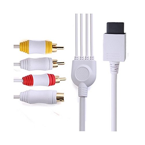 Kabel 2-in-1 : S-Video-und Component-AV-receiver für die Wii-konsole von Unbekannt