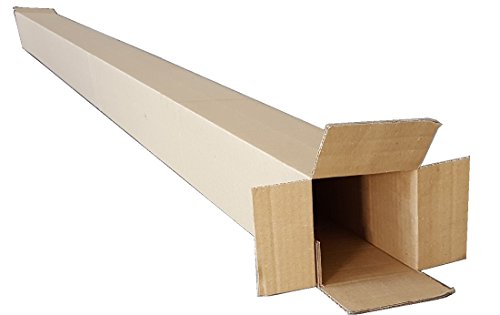 Unbekannt Karton 120 x 120 mm FEFCO/0201 zweiwellig 2000 mm 1 Stück Versandhülse Versandkarton Kartonage Hülse von Unbekannt