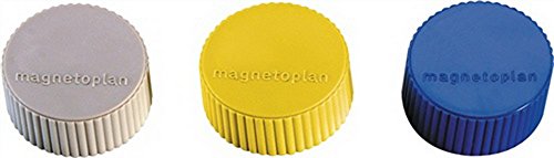 Magnethalter Magnum, Durchmesser 34 x 13 mm, 10 Stück, weiß Magnethalter Magnum, Durchmesser 34 x 13 mm, 10 Stück, weiß von Unbekannt