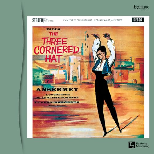 Manuel De Falla: The Three Cornered Hat, Teresa Berganza/Ernest Ansermet/L'Orchestre De La Suisse Romande - LP 180g Vinyl, Limited, Remastered Manuel De Falla: The Three Cornered Hat, Teresa Berganza/Ernest Ansermet/L'Orchestre De La Suisse Romande - LP 180g Vinyl, Limited, Remastered von ESOTERIC