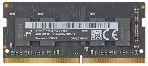 Micron MTA4ATF51264HZ-2G6 4 GB DDR4 2666 MHz 260pin 1,2 V SODIMM Speichermodul für Laptops, All-in-One & Desktop Minis von Unbekannt