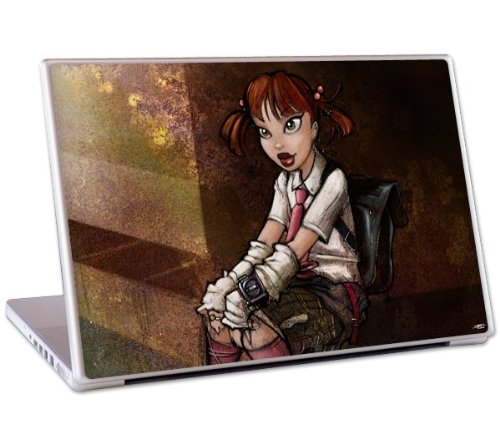 MusicSkins Schutzfolie für 28 cm (11 Zoll) MacBook Air, Motiv Pinup Toons Schulmädchen von Unbekannt