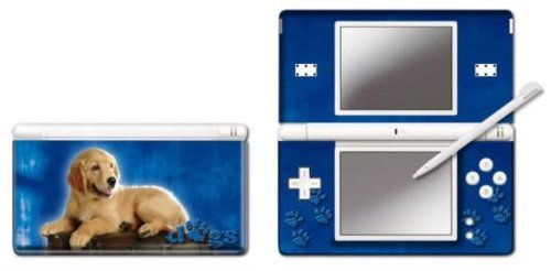 Nintendo DS Lite - Modding Skin -Blue Retriever- von Unbekannt