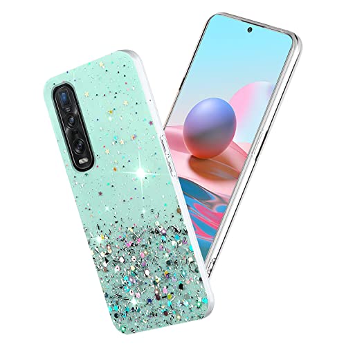 Oppo Find X2 Pro Schutzhülle aus weichem Silikon, mit Pailletten, transparent, Oppo Find X2 Pro Case, Farbe Anti-Scrack, Glitzer, Oppo Find X2 Pro Flüssigsilikon transparent (Oppo Find X2 Pro, grün) Oppo Find X2 Pro Schutzhülle aus weichem Silikon, mit Pailletten, transparent, Oppo Find X2 Pro Case, Farbe Anti-Scrack, Glitzer, Oppo Find X2 Pro Flüssigsilikon transparent (Oppo Find X2 Pro, grün) von Unbekannt