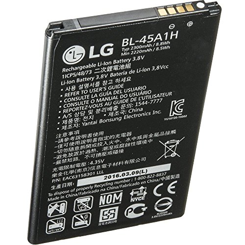 Original LG Li-Ionen Akku BL-45A1H mit 2300 mAh für LG K10 K420N (Batterie) - EAC63158301 von Unbekannt
