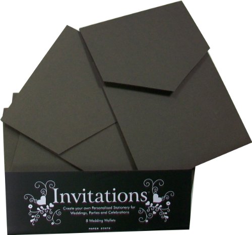 Paperstate Einladungskarten, 8 Stück, Chocolate von Unbekannt