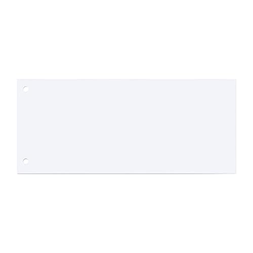 RC Trennstreifen 190g 2-Fach gelocht 22 x 10,5cm KURZ Weiss 100Stück RC Trennstreifen 190g 2-Fach gelocht 22 x 10,5cm KURZ Weiss 100Stück von Unbekannt