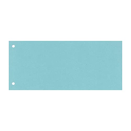 RC Trennstreifen 190g 2-Fach gelocht 22 x 10,5cm KURZ blau 100Stück RC Trennstreifen 190g 2-Fach gelocht 22 x 10,5cm KURZ blau 100Stück von Unbekannt