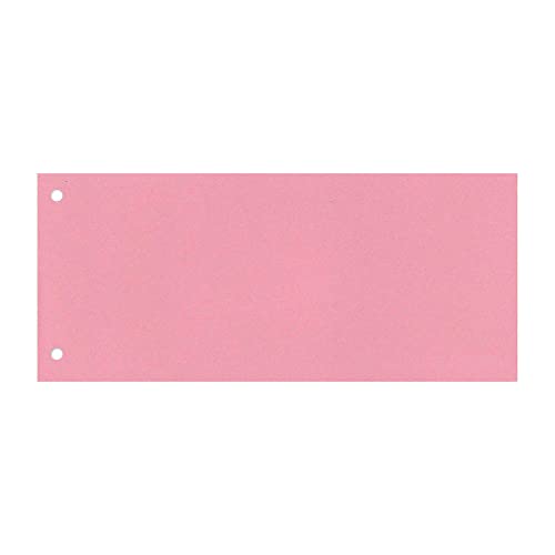 RC Trennstreifen 190g 2-Fach gelocht 22 x 10,5cm KURZ rosa 100Stück von Unbekannt