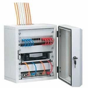 SCENetwork 10" Mini-Rack Netzwerkgehäuse BZW. Mini Netzwerkschrank für die kleine Netzwerkinstallation, 7 Höheneinheiten, 300mm Breit, 245mm Tief, von Unbekannt