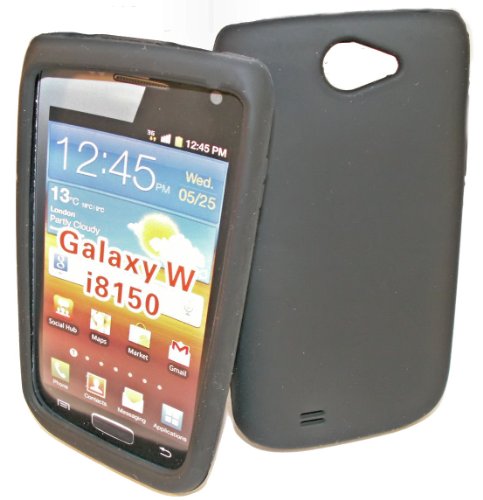 SILIKON TPU COVER CASE TASCHE HÜLLE - FARBE SCHWARZ für SAMSUNG i8150 GALAXY W von Unbekannt