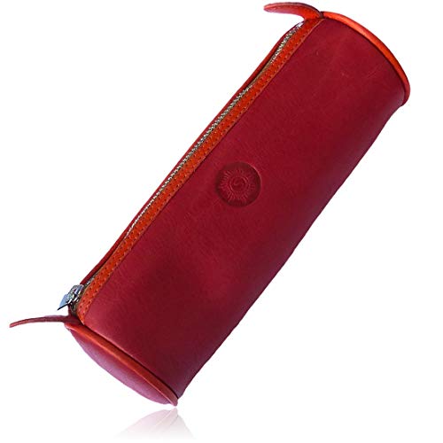 SONNENLEDER - hochwertige Stifterolle"LOTTA" Farbe: Rot/Orange *Echtes Leder* von Unbekannt