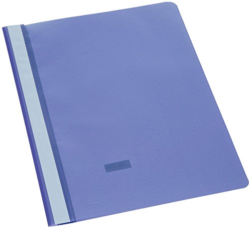 Schnellhefter DIN A4 Kunststoff Sichthefter Schul-Hefter violett Kunststoff plastik Schule Büro (100er Packung, violett) von Unbekannt