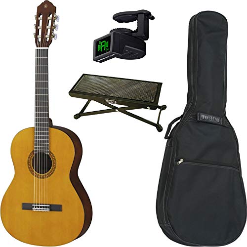 Set Konzertgitarre Yamaha CS40 3/4 + Tasche + Fußstütze + Stimmgerät Set Konzertgitarre Yamaha CS40 3/4 + Tasche + Fußstütze + Stimmgerät von Unbekannt