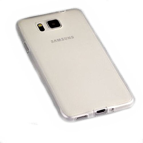 Silikon TPU Handy Hülle kompatibel mit Samsung Galaxy Alpha - G850F - Cover case Schutzhülle Bumper in Foggy Silikon TPU Handy Hülle kompatibel mit Samsung Galaxy Alpha - G850F - Cover case Schutzhülle Bumper in Foggy von Unbekannt