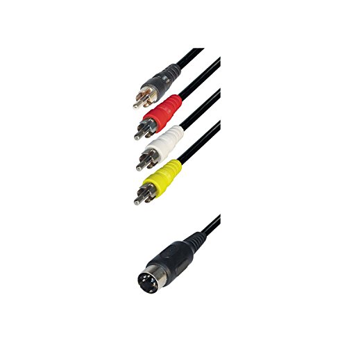 Transmedia 1,5m AVK115 Audio-/Video-Kabel 4x Cinch-St. auf DIN5-St. für Audioübertragung Transmedia 1,5m AVK115 Audio-/Video-Kabel 4x Cinch-St. auf DIN5-St. für Audioübertragung von Unbekannt