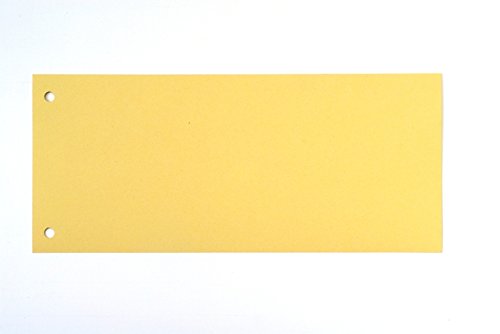 Trennstreifen RC-Karton 190g gelb 220x105mm 100 St VE=1 von Unbekannt