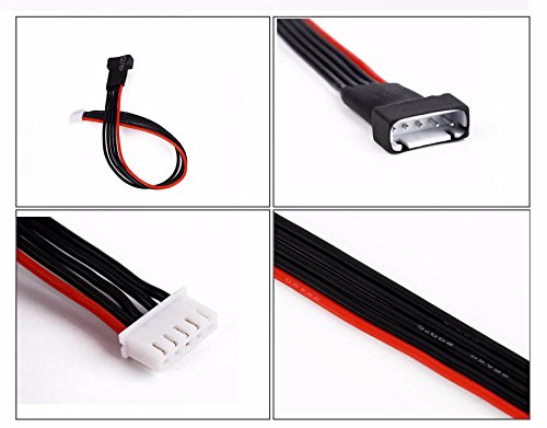 Unbekannt 1S 2S 3S 4S 5S 6S Balancer Kabel mit Silikon Kabel Verlängerung 20cm (4S) von Unbekannt