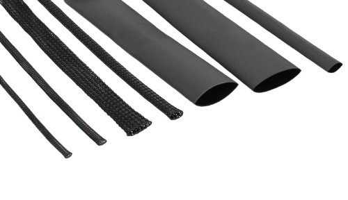 Unbekannt 3 x Inline Kabel Schlauch Set - Black von Unbekannt