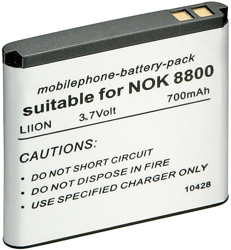 Unbekannt Akku für Nokia: 8800; MP für NOK 8800/8801(BL-5X) 700mAh Lion von Unbekannt