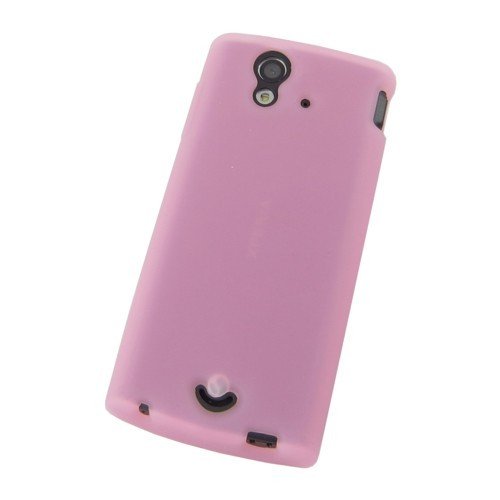 Unbekannt COGODIS Silikon-Tasche/Silikonhülle passend für Sony Ericsson Xperia ray / ST18i - Pink Transparent - Silikontasche Schutzhülle Hülle Case von Unbekannt