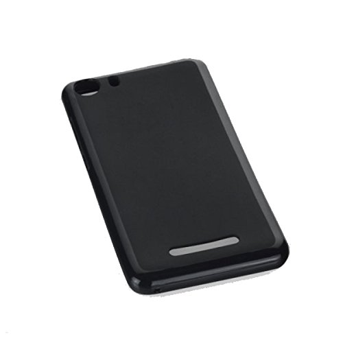 Unbekannt Dark Case Style Silikon TPU Handy Hülle kompatibel mit Wiko Lenny 2 - Cover case Schutzhülle Bumper in der Farbe Schwarz von Unbekannt