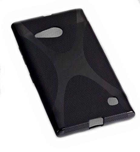 Unbekannt Design X-Rubber Silikon TPU Handy Hülle kompatibel mit Nokia Lumia 730 - Cover Case Schutzhülle Bumper in Schwarz Unbekannt Design X-Rubber Silikon TPU Handy Hülle kompatibel mit Nokia Lumia 730 - Cover Case Schutzhülle Bumper in Schwarz von Unbekannt