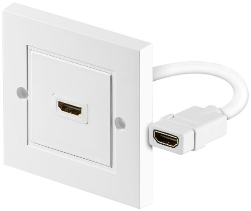 Unbekannt HDMI+ Wanddose 1 x HDMI+ A-Buchse; MMK Wall Socket HDMI+ White 1 Port Unbekannt HDMI+ Wanddose 1 x HDMI+ A-Buchse; MMK Wall Socket HDMI+ White 1 Port von Unbekannt