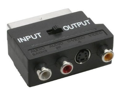 Unbekannt InLine Scart Adapter (in/out) an 3xCinch Bu&1xS-VHS Bu schwarz von Unbekannt