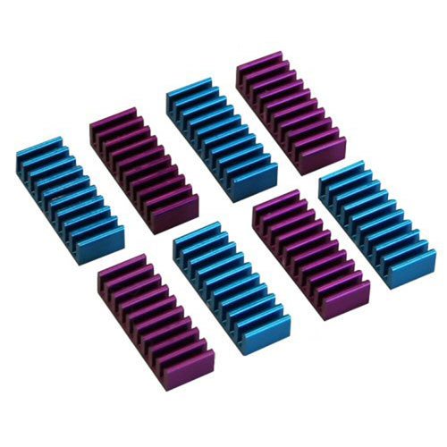 Unbekannt Inline® RAM-Kühler Selbstklebende Kühlrippen, 8 Stück von Unbekannt