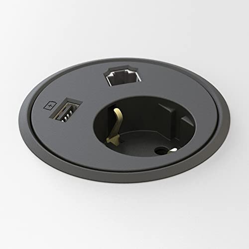 Unbekannt Noname Powerdot Black 1 Power, 1 HDMI, 1 USB Port, 935-PD12 (1 Power, 1 HDMI, 1 USB Port 79mm) von Unbekannt
