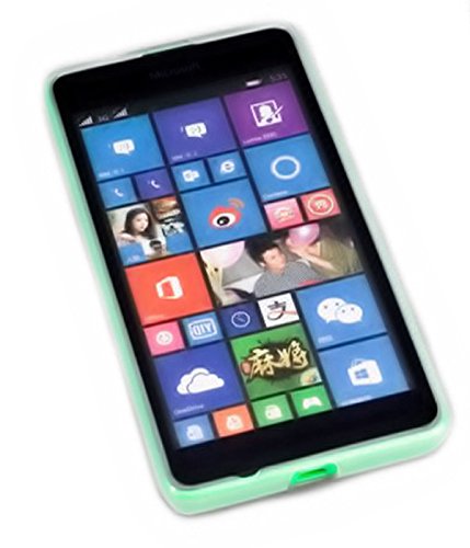 Unbekannt Silikon TPU Handy Hülle kompatibel mit Microsoft Lumia 535 - Cover case Schutzhülle Bumper in der Farbe Foggy Unbekannt Silikon TPU Handy Hülle kompatibel mit Microsoft Lumia 535 - Cover case Schutzhülle Bumper in der Farbe Foggy von Unbekannt