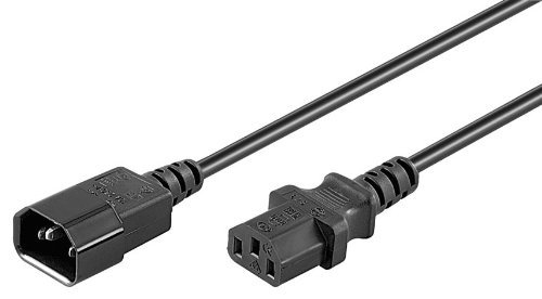 Unbekannt Transmedia IEC 320 ‚ C14 ‚ auf IEC 320 ‚ C13 ‚ Kabel (1,5 ‚ m) 2 Cables de conexi ƒ³n von Unbekannt