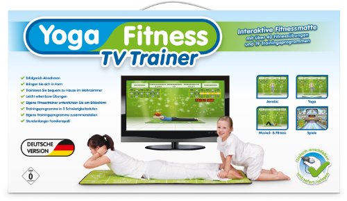 Yoga & Fitness TV Trainer - Interaktive Fitnessmatte mit über 40 Fitnessübungen und 19 Trainingprogrammen von Unbekannt