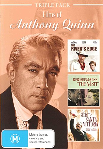 Films of Anthony Quinn ( The Visit / Secret Of Santa Vittoria / The Rivers Edge ) [ Australische Import ] von Unbranded