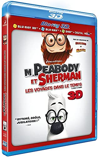 M. Peabody Et Sherman: Les Voyages Dans Le Temps [Combo Blu-ray 3D + Blu-ray + DVD] von Unbranded