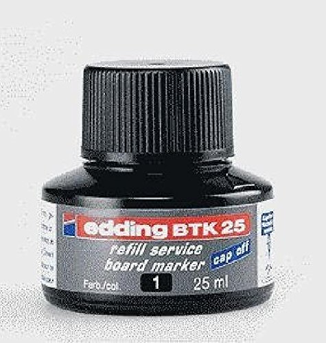 Nachfülltusche edding BTK 25, für edding Boardmarker, 25 ml, schwarz Farbe schwarz Inhalt 25 ml von Unbranded