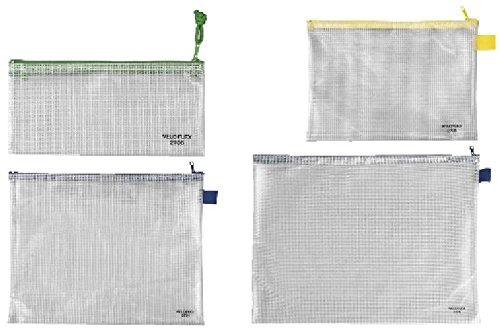 Reißverschlusstasche A4 VELOFLEX 2704000 355x270mm VE=10(Liefermenge=10) von Unbranded
