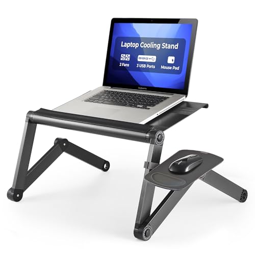 Uncaged Ergonomie workez Cool Notebook Cooling Stand – Schwarz schwarz von Uncaged Ergonomics