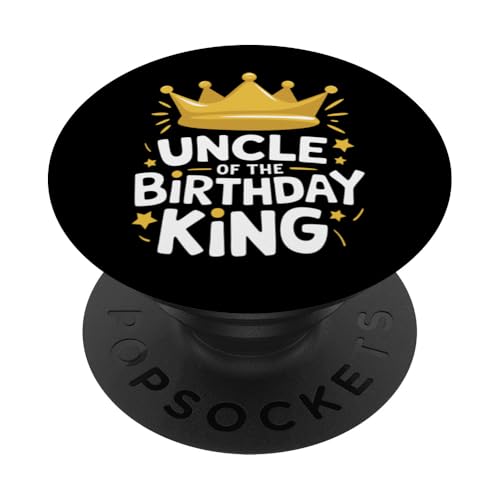 Onkel Onkel des Geburtstagskönigs PopSockets Klebender PopGrip von Uncle Family Uncles Great Uncle