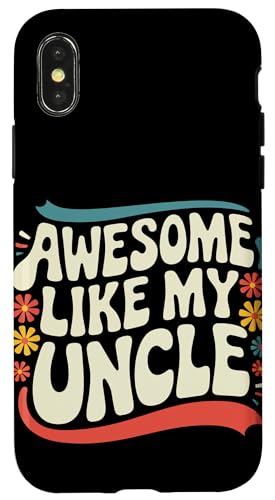 Uncle Awesome Like My Oncle Hülle für iPhone X/XS von Uncle Family Uncles Great Uncle