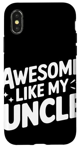 Uncle Awesome Like My Oncle Hülle für iPhone X/XS von Uncle Family Uncles Great Uncle