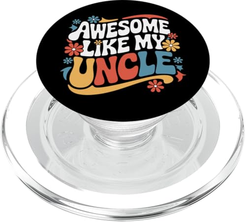 Uncle Awesome Like My Oncle PopSockets PopGrip für MagSafe von Uncle Family Uncles Great Uncle
