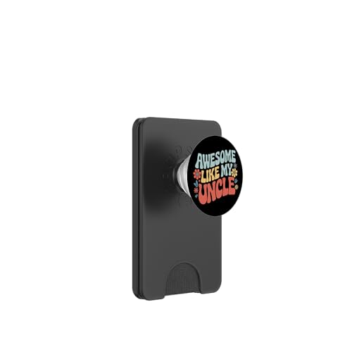 Uncle Awesome Like My Oncle PopSockets PopWallet für MagSafe von Uncle Family Uncles Great Uncle