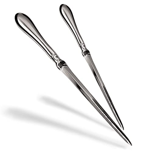 Uncommon Desks Brieföffner-Messer – glatter Metallüberzug – ergonomischer, abgerundeter Griff für Komfort – für Zuhause und Büro – 1 Packung Uncommon Desks Brieföffner-Messer – glatter Metallüberzug – ergonomischer, abgerundeter Griff für Komfort – für Zuhause und Büro – 1 Packung von Uncommon Desks