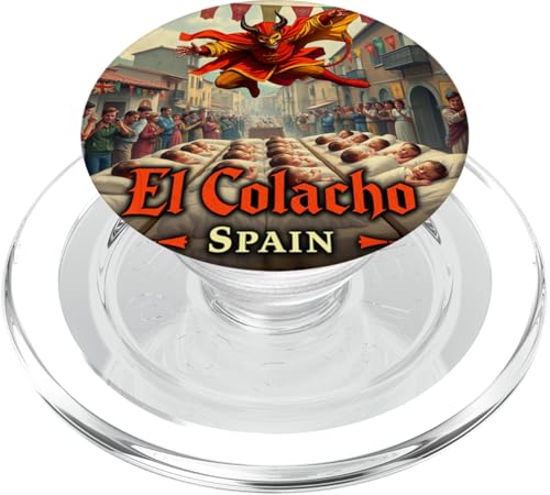 El Colacho Festival – Spanisches Baby-Spring-Ritual PopSockets PopGrip für MagSafe von Unconventional Celebrations