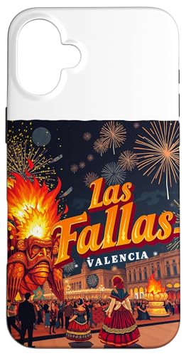 Feuerfest in Las Fallas in Valencia Hülle für iPhone 16 Plus Feuerfest in Las Fallas in Valencia Hülle für iPhone 16 Plus von Unconventional Celebrations